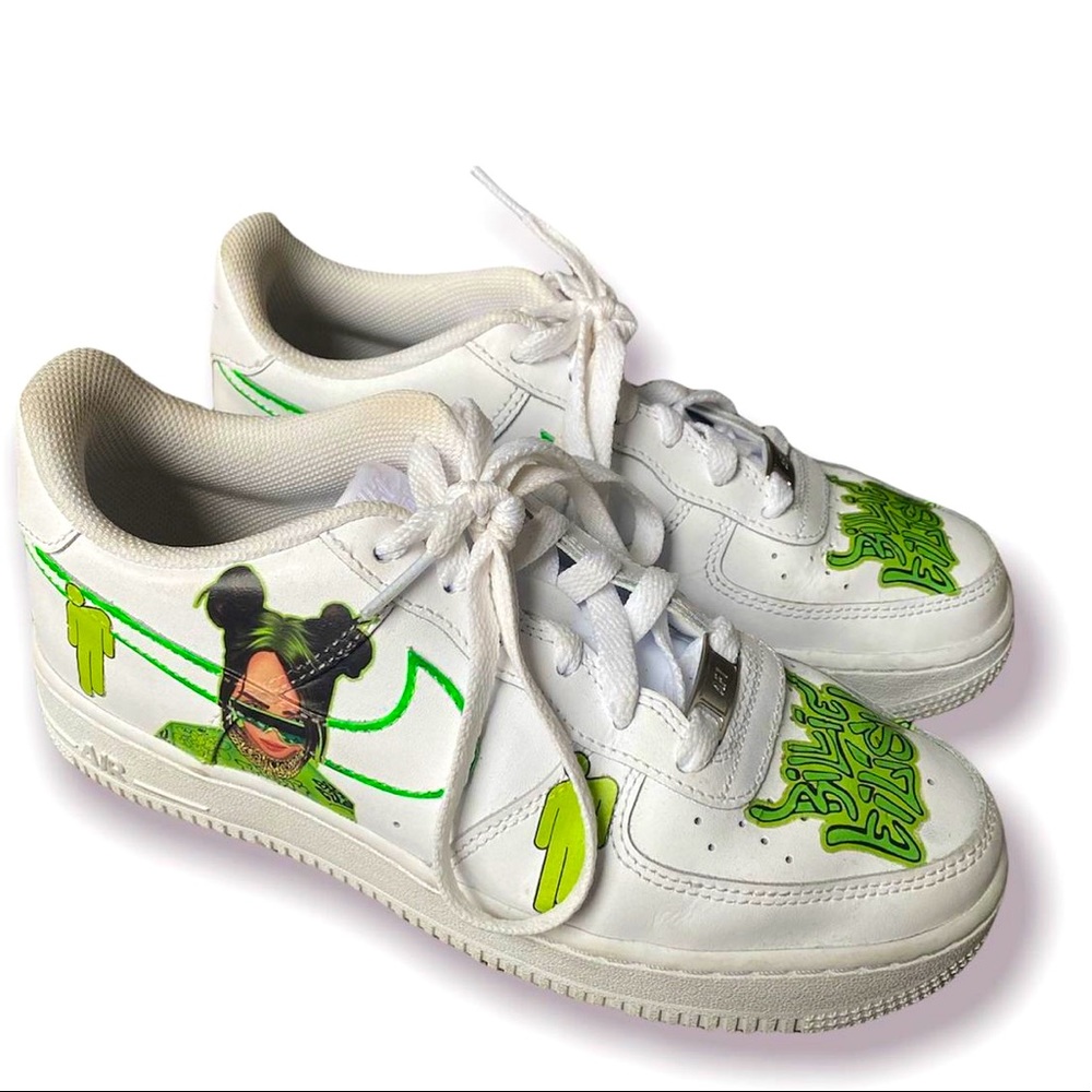 Custom Billie Eilish AF1s